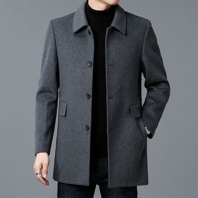 Abrigo de Lana Reversible para Hombre - Uso Todo el Año - Image 9