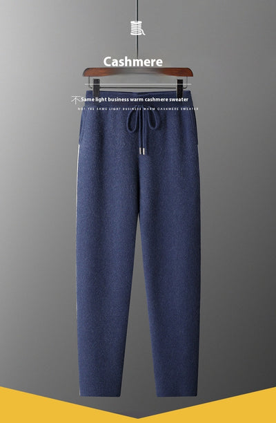 Pantalones de Punto Cashmere Grueso para Hombre - Cómodos y Versátiles - Image 15