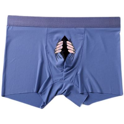 Bóxers para Hombre de Seda de Hielo para Verano - Estilo Simple y Creativo - Image 4