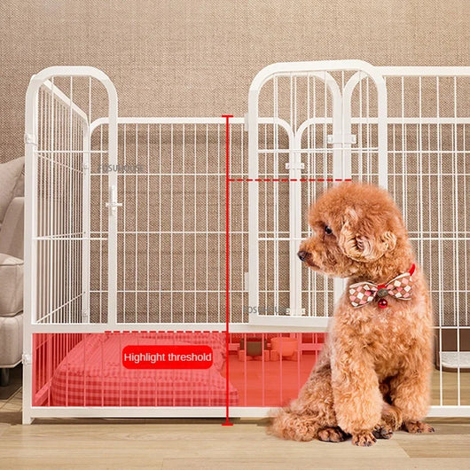 Corral Moderno de Hierro para Perros Pequeños y Medianos - Puerta de Aislamiento Interior - Image 6