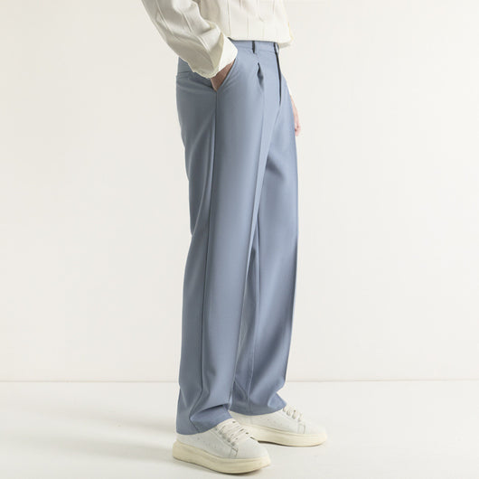 Pantalón de Traje Recto Casual Holgado para Hombre - Image 14