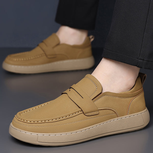 Zapatos de Cuero para Hombre sin Cordones con Suela Suave