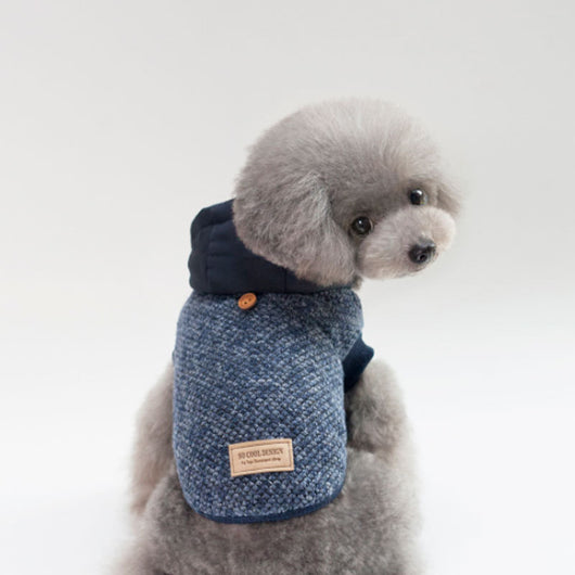 Abrigo para Perro con Capucha y Diseño de Copos de Nieve - Image 4