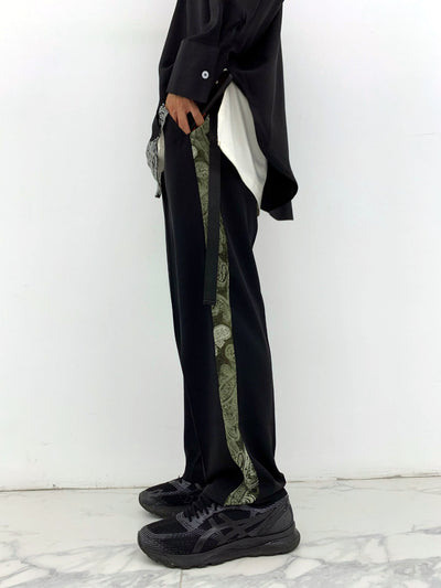 Pantalón Otoño-Invierno con Detalle Floral Lateral y Cintura Ajustada - Image 7