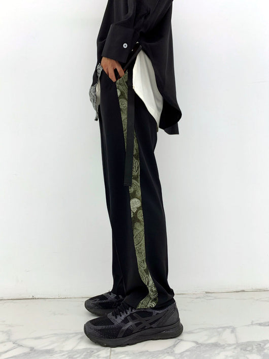 Pantalón Otoño-Invierno con Detalle Floral Lateral y Cintura Ajustada - Image 7