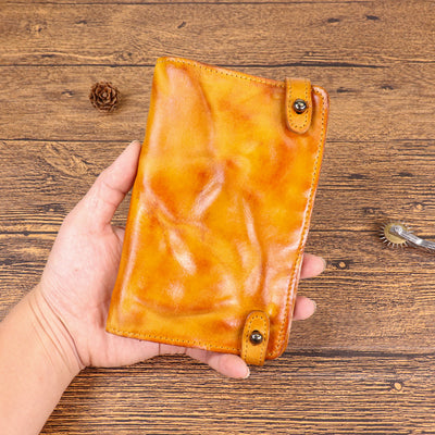 Billetera Larga de Cuero Vacuno Premium Pintada a Mano para Hombre - Image 5