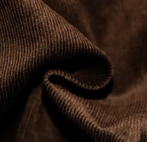 Sudadera Polo Cuello Clásico Pana Colores Sólidos Manga Larga - Image 5