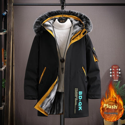 Chaqueta Casual de Fleece con Capucha para Hombre - Image 2