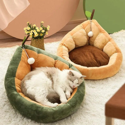 Cama Cálida y Acogedora para Gatos y Perros Pequeños - Nido de Algodón Suave - Image 8