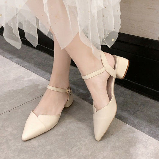 Sandalias Baotou de Tacón Punta Afilada - Estilo Hada Verano - Image 4