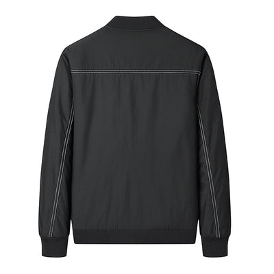 Chaqueta Deportiva Hombre Estilo Coreano Cuello Béisbol Moderna - Image 2