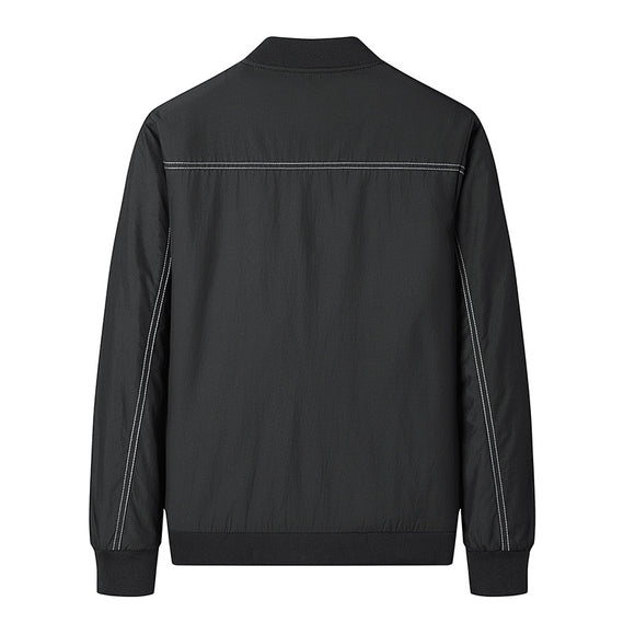 Chaqueta Deportiva Hombre Estilo Coreano Cuello Béisbol Moderna