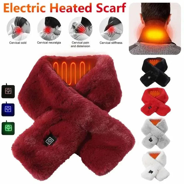 Bufanda Térmica USB con Control de Temperatura - Alivio de Dolor Cervical