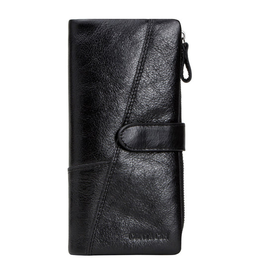 Billetera de Cuero Vacuno para Hombre con Costura de Moda - Image 4
