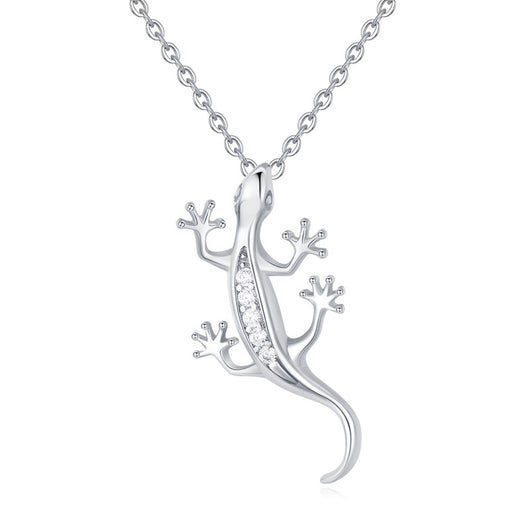Collar Colgante de Gecko en Plata de Ley S925 - Image 4