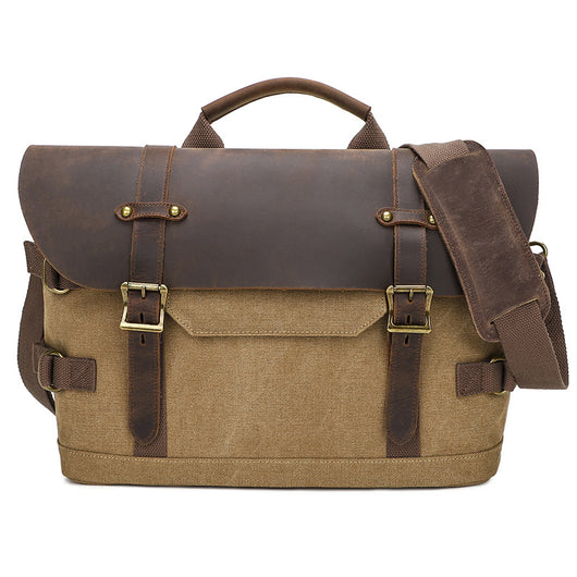 Bolsa Mensajero de Lona para Hombre - Estilo Casual - Image 4