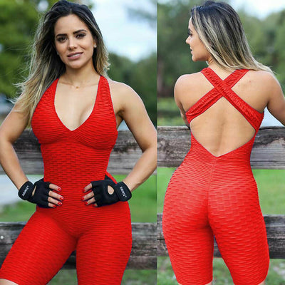 Enterizo Deportivo Backless para Yoga y Fitness - Image 5