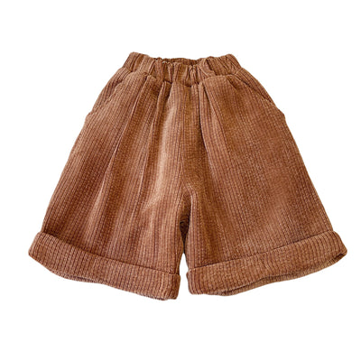 Chaqueta de Pana Café Suelta y Casual para Niña Otoño - Image 9