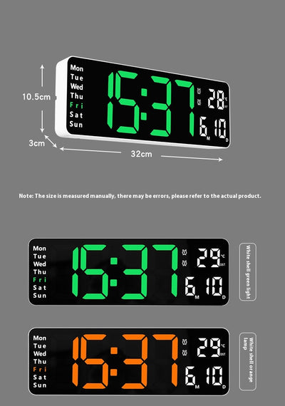 Reloj de Pared Grande para Sala de 13”, Diseño Moderno y Doble Uso - Image 21