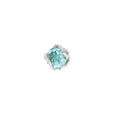 Aretes de Rosa Espinada Plata Pura - Corte Diamante Retro Unisex Antioxidante - Image 16
