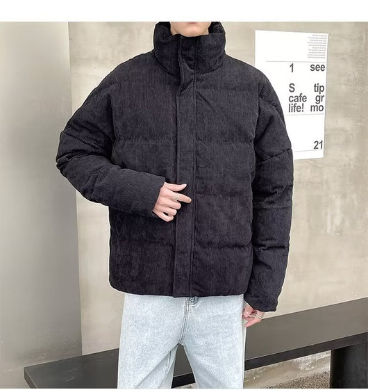 Chaqueta Acolchada de Algodón para Hombre - Estilo Deportivo y Casual - Image 9