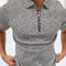 Polo Tejido Jacquard con Cierre - Camiseta Elegante para Hombre