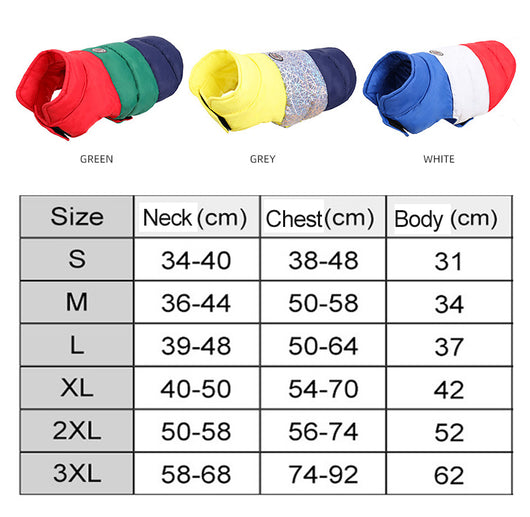 Abrigo Impermeable con Plumón para Mascotas - Invierno y Otoño - Image 8