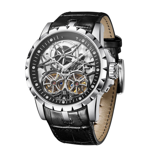 Reloj Mecánico Automático para Hombre con Diseño Calado - Image 12