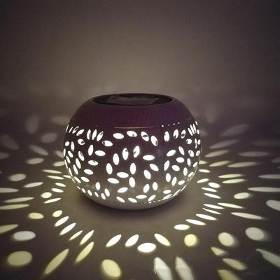 Lámpara Solar de Hierro Forjado para Jardín - Iluminación Decorativa Exterior - Image 9