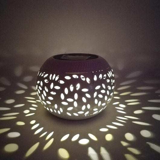Lámpara Solar de Hierro Forjado para Jardín - Iluminación Decorativa Exterior - Image 9