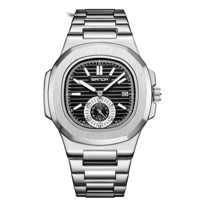 Reloj de Pulsera Hombre Acero Inoxidable Calendario Luminoso Resistente al Agua - Image 4