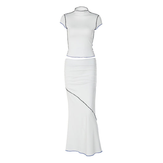 Vestido Envolvente con Detalle Lateral Invertido para Mujer - Image 8