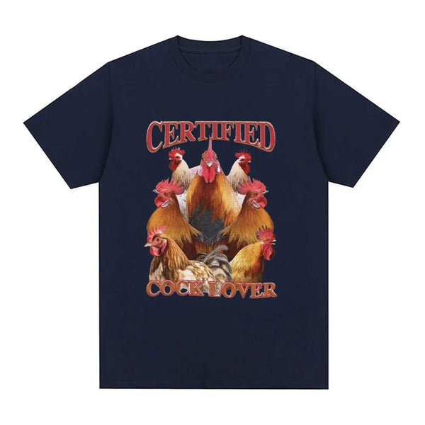 Playera Divertida para Mujer con Meme de Pollo Enamorado - Image 3