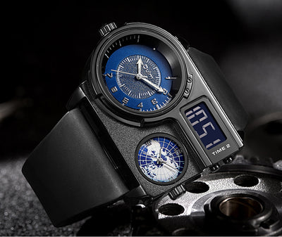 Reloj Deportivo Casual para Hombre con Esfera Grande y Correa de Cuero - Image 17