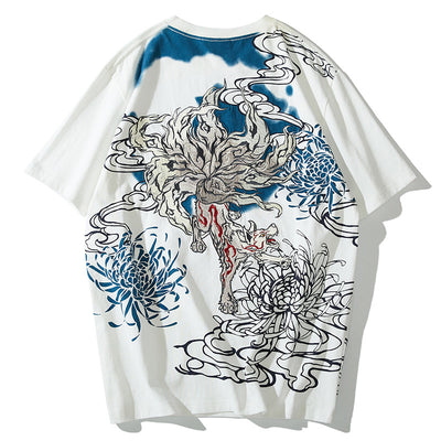Playera Manga Corta Tatuaje Personalidad para Hombre - Image 9
