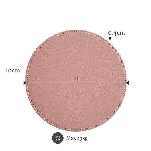 Posavasos Aislante de Cuero Resistente al Calor con Paleta Morandi - Image 17