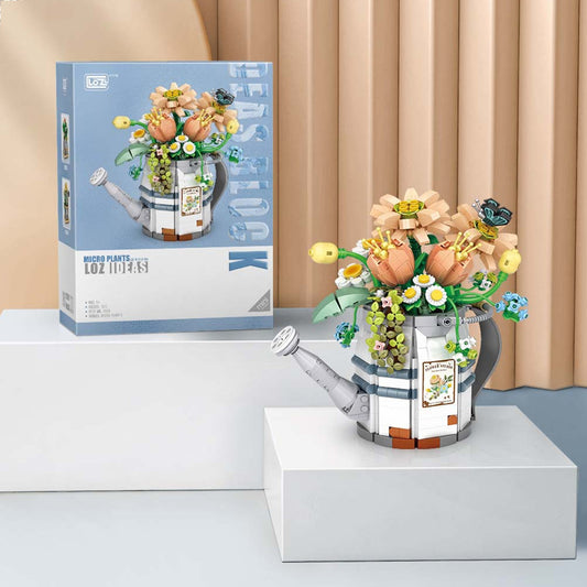 Bloques de Construcción Ramo de Flores - Puzzle Infantil Armable