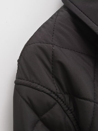 Abrigo Acolchado para Mujer con Solapa y Diseño Rombo - Cálido y Versátil - Image 13