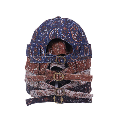 Gorra Estilo Señor Estampado Floral Melón para Primavera y Otoño Hombre - Image 18