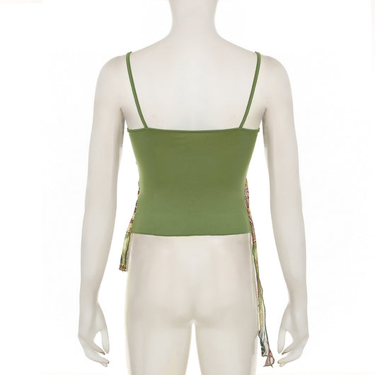 Chaleco Estampado Vintage con Tirantes - Image 14