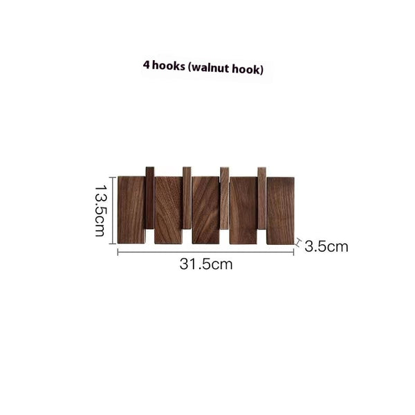 Perchero de Madera Maciza sin Taladro para Pared - Gancho Minimalista para Hogar - Image 5