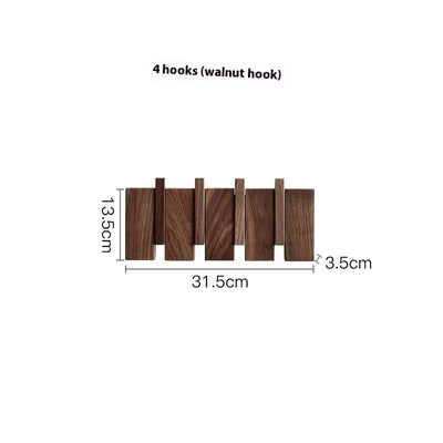Perchero de Madera Maciza sin Taladro para Pared - Gancho Minimalista para Hogar - Image 5
