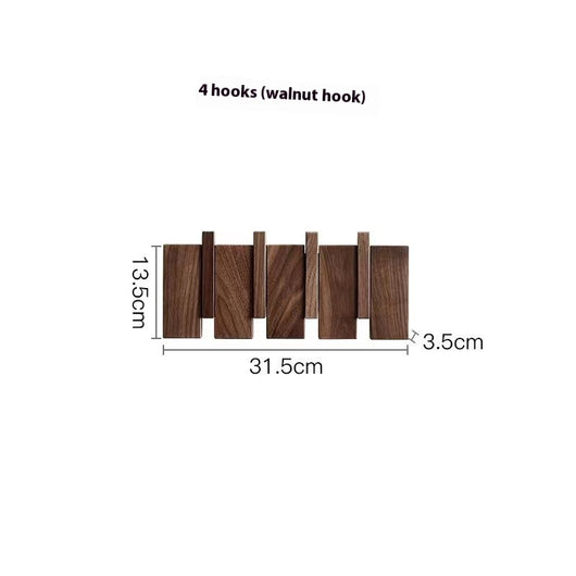 Perchero de Madera Maciza sin Taladro para Pared - Gancho Minimalista para Hogar - Image 5