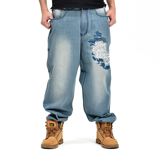 Jeans Holgados Hip-hop Casuales para Hombre