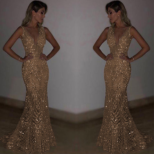 Vestido Sin Mangas con Escote en V y Encaje - Image 6
