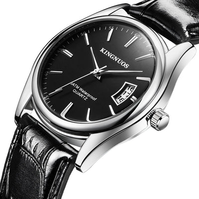 Reloj de Acero Inoxidable Resistente al Agua con Calendario para Hombre - Image 11