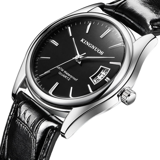 Reloj de Acero Inoxidable Resistente al Agua con Calendario para Hombre - Image 11