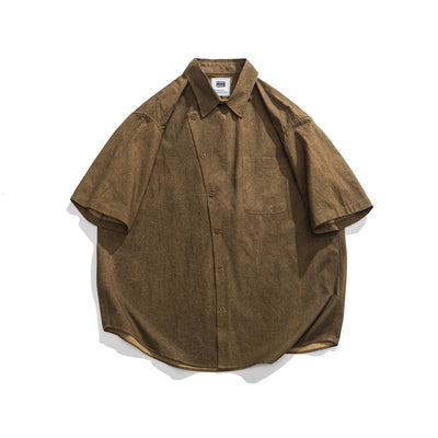 Camisa Casual Japonesa Efecto Desgastado - Estilo Trendy - Image 7
