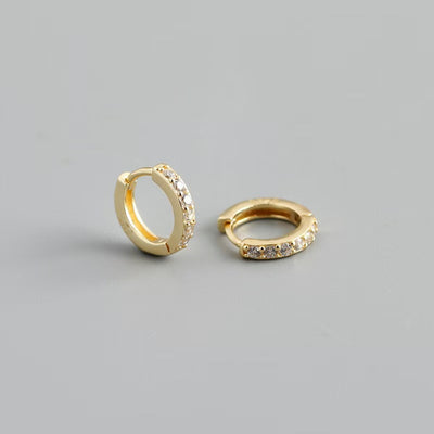 Aretes de Aro Circonita Lujo Ligero para Mujer - Image 11