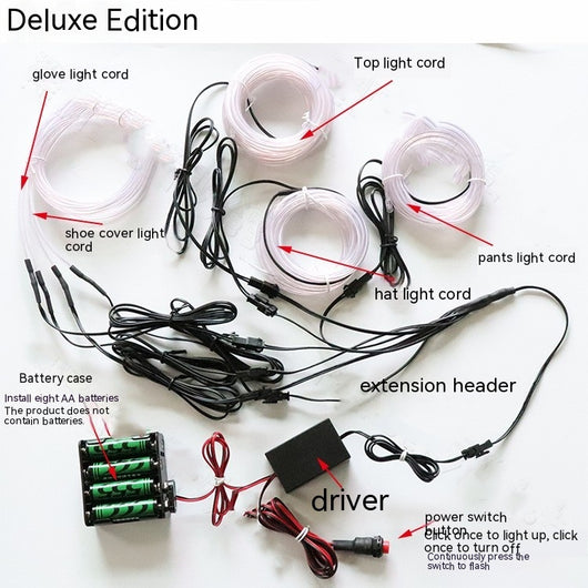 Ropa LED Brillante para Danza y Performances - Image 5
